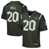 Nike Breece Hall New York Jets Youth 2025 Rivalries Collection Game Jersey Gotham Green