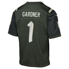 Nike Ahmad Sauce Gardner New York Jets Youth 2025 Rivalries Collection Game Jersey Gotham Green