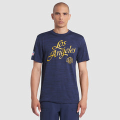 Nike Los Angeles Rams 2025 Rivalries Collection Sideline Velocity Dri-FIT T-Shirt Midnight Blue