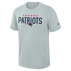Nike New England Patriots 2025 Rivalries Collection Slub Dri-FIT T-Shirt Silver