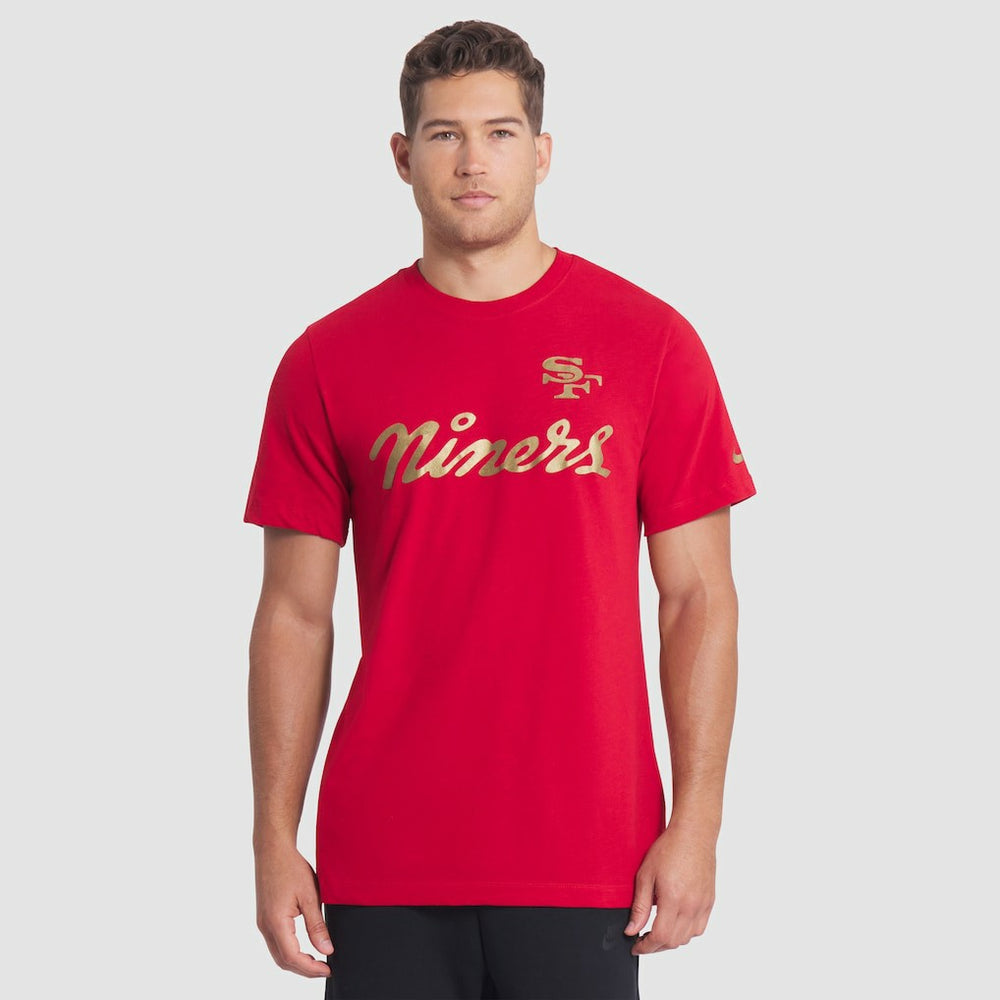 Nike San Francisco 49ers 2025 Rivalries Collection Slub Dri-FIT T-Shirt Scarlet