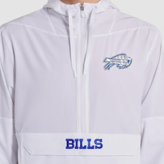 Nike Buffalo Bills 2025 Rivalries Collection Sideline Anorak Half-Zip Hoodie Jacket White