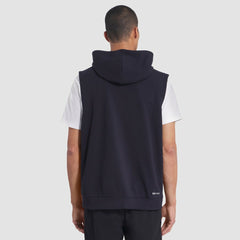 Nike Los Angeles Rams 2025 Rivalries Collection Standard Issue Sideline Dri-FIT Sleeveless Hoodie Midnight Blue