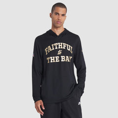 Nike San Francisco 49ers 2025 Rivalries Collection Sideline Dri-FIT Long Sleeve Hoodie T-Shirt Black