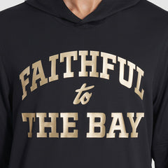 Nike San Francisco 49ers 2025 Rivalries Collection Sideline Dri-FIT Long Sleeve Hoodie T-Shirt Black