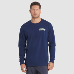 Nike Seattle Seahawks 2025 Rivalries Collection Essential Long Sleeve T-Shirt College Navy