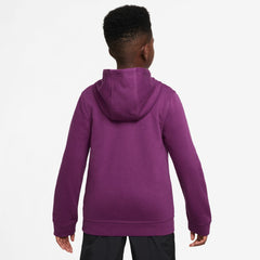 Barcelona Youth 2025/26 Club Full-Zip Hoodie Purple - Nike