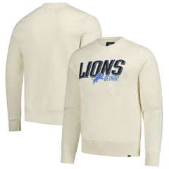 47 brand Detroit Lions '47 Locked In Headline Pullover Sweatshirt Cream