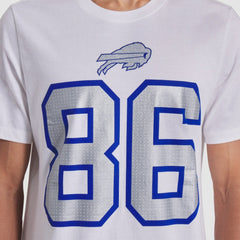 Nike Dalton Kincaid Buffalo Bills 2025 Rivalries Collection Player Name & Number T-Shirt White