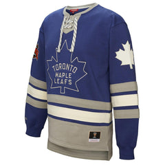 Toronto Maple Leafs Mitchell & Ness Women's Heritage Lace-Up Pullover Sweatshirt - Blue - NHL 202660266