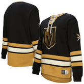 Vegas Golden Knights Heritage Lace-Up Pullover Sweatshirt - Black - NHL 202660272