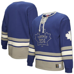 Toronto Maple Leafs Heritage Lace-Up Pullover Sweatshirt - Blue - NHL 202660274