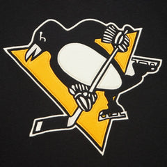 Pittsburgh Penguins Heritage Lace-Up Pullover Sweatshirt - Black - NHL 202660275