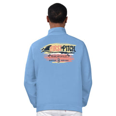 Boston Red Sox Margaritaville First Pitch Quarter-Zip Pullover Top - Light Blue - MLB Online