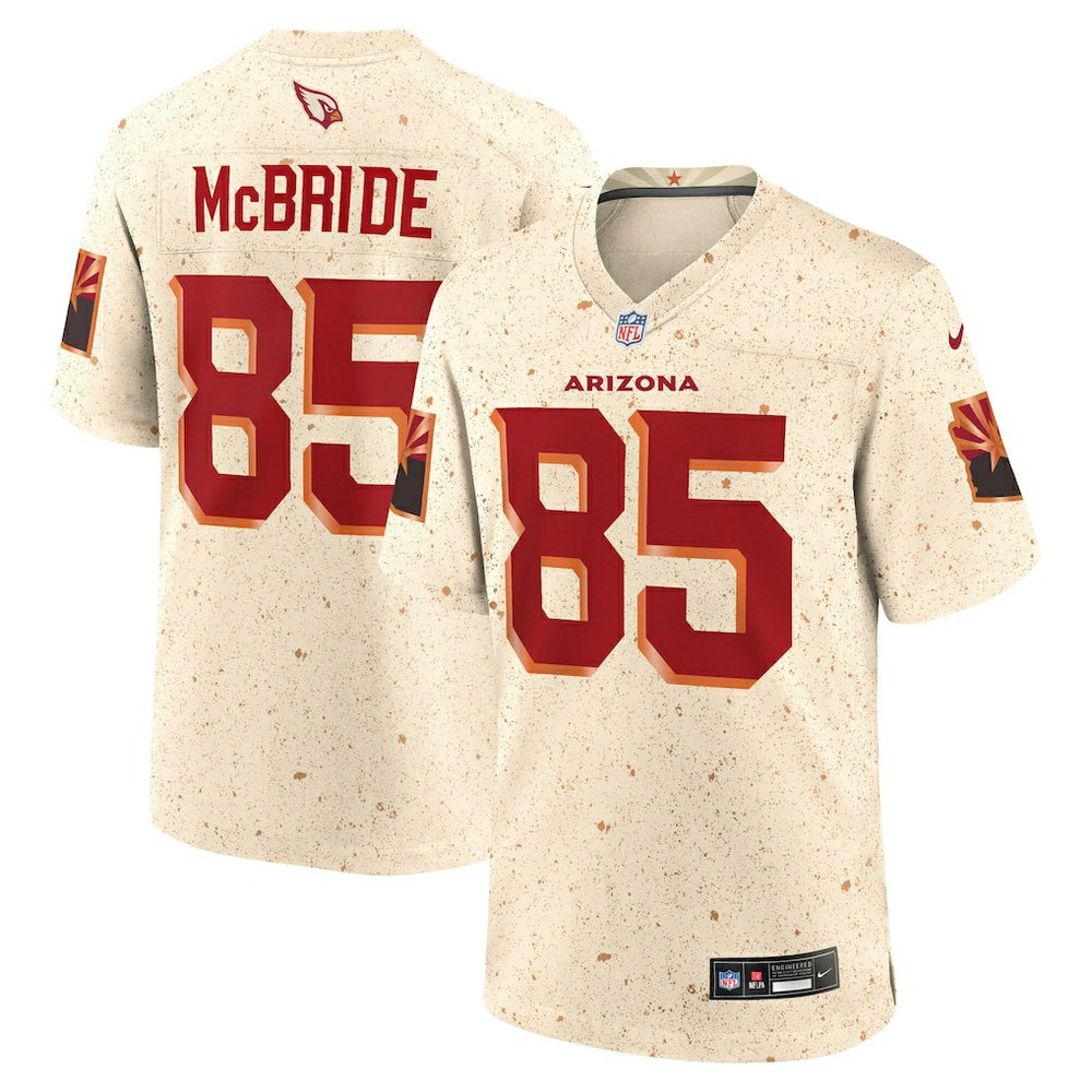 Nike Trey McBride Arizona Cardinals 2025 Rivalries Collection Game Jersey Natural
