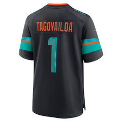 Nike Tua Tagovailoa Miami Dolphins 2025 Rivalries Collection Game Jersey Pitch Blue