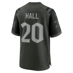 Nike Breece Hall New York Jets 2025 Rivalries Collection Game Jersey Gotham Green