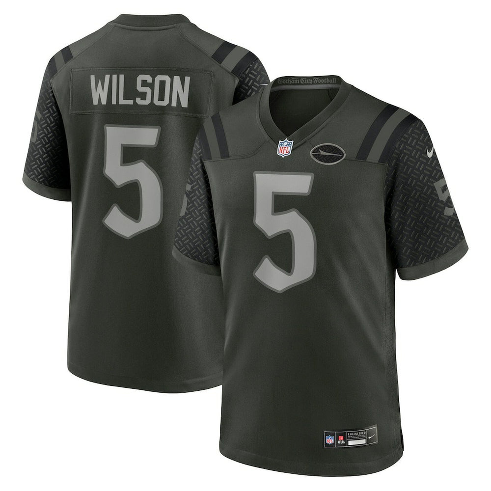 Nike Garrett Wilson New York Jets 2025 Rivalries Collection Game Jersey Gotham Green