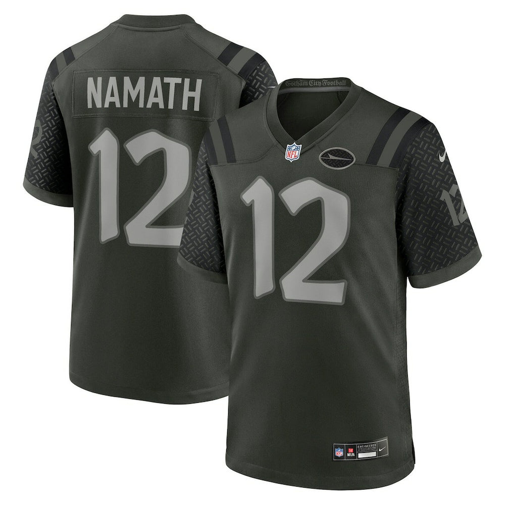 Nike Joe Namath New York Jets 2025 Rivalries Collection Retired Player Game Jersey Gotham Green