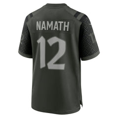 Nike Joe Namath New York Jets 2025 Rivalries Collection Retired Player Game Jersey Gotham Green