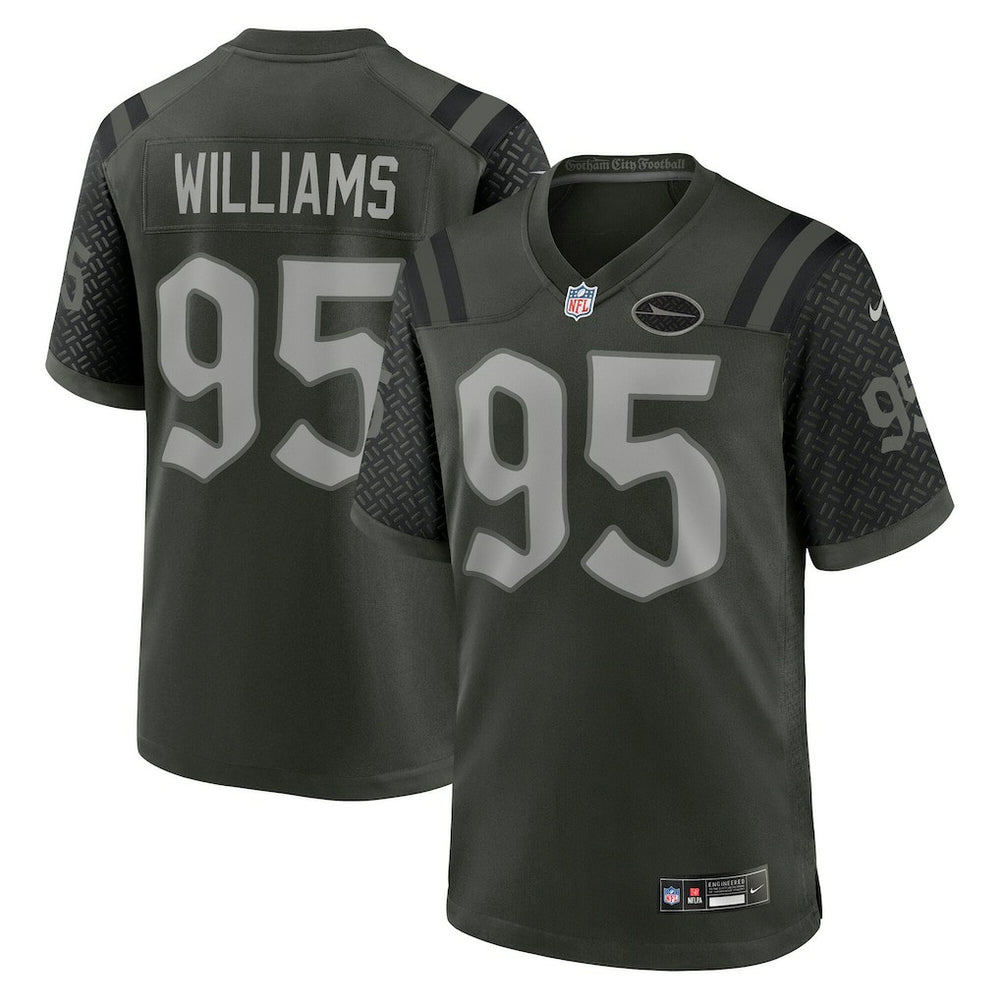 Nike Quinnen Williams New York Jets 2025 Rivalries Collection Game Jersey Gotham Green