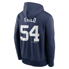 Max Fried New York Yankees Nike Name & Number Pullover Hoodie - Navy - Nike Sale