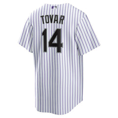 Ezequiel Tovar Colorado Rockies Nike Home Replica Jersey - White - Nike Lifestyle