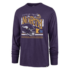 47 brand Minnesota Vikings '47 Regional Super Rival Long Sleeve T-Shirt Purple