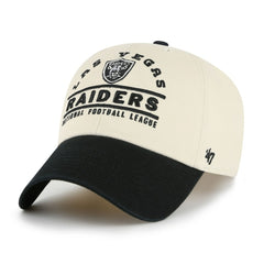 47 brand Las Vegas Raiders '47 Windham Clean Up Adjustable Hat Natural