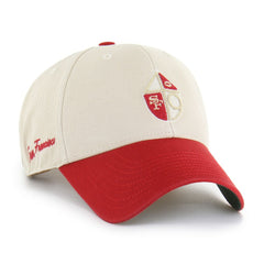 47 brand San Francisco 49ers '47 Fairfield MVP Throwback Adjustable Hat Cream/Scarlet