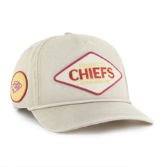 47 brand Kansas City Chiefs '47 Cairn Hitch Adjustable Hat Khaki