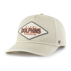 47 brand Miami Dolphins '47 Cairn Hitch Adjustable Hat Khaki