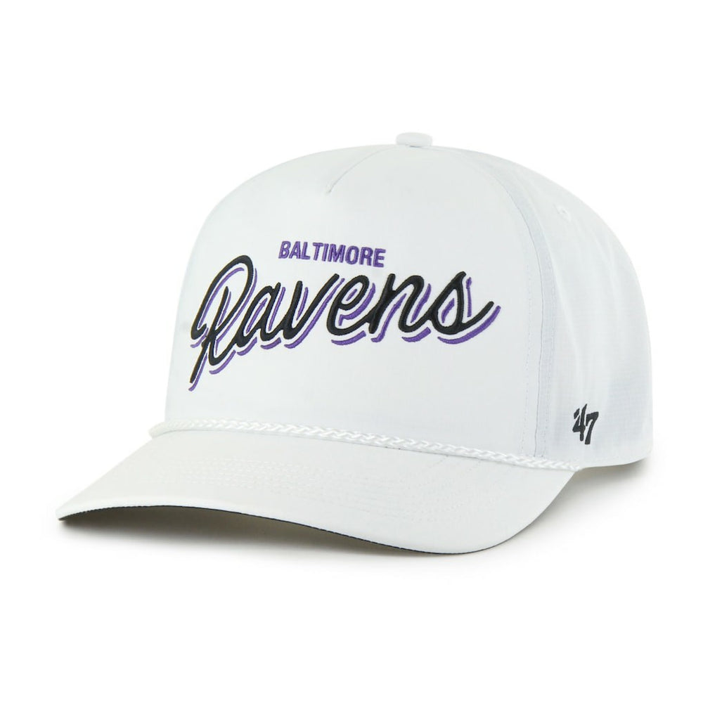 47 brand Baltimore Ravens '47 Brrr Fairway Hitch Adjustable Hat White