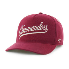 47 brand Washington Commanders '47 Golden Age Corduroy Hitch Adjustable Hat Burgundy