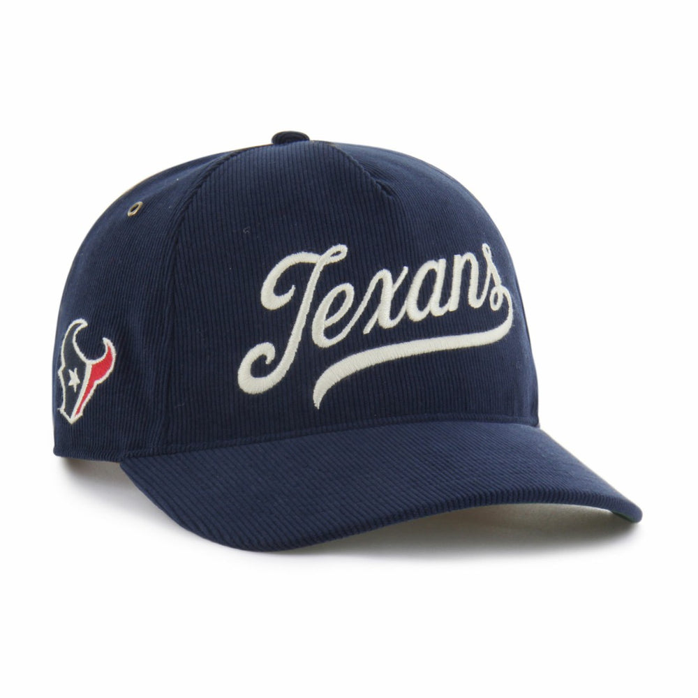 47 brand Houston Texans '47 Golden Age Corduroy Hitch Adjustable Hat Navy