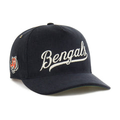 47 brand Cincinnati Bengals '47 Golden Age Corduroy Hitch Adjustable Hat Black