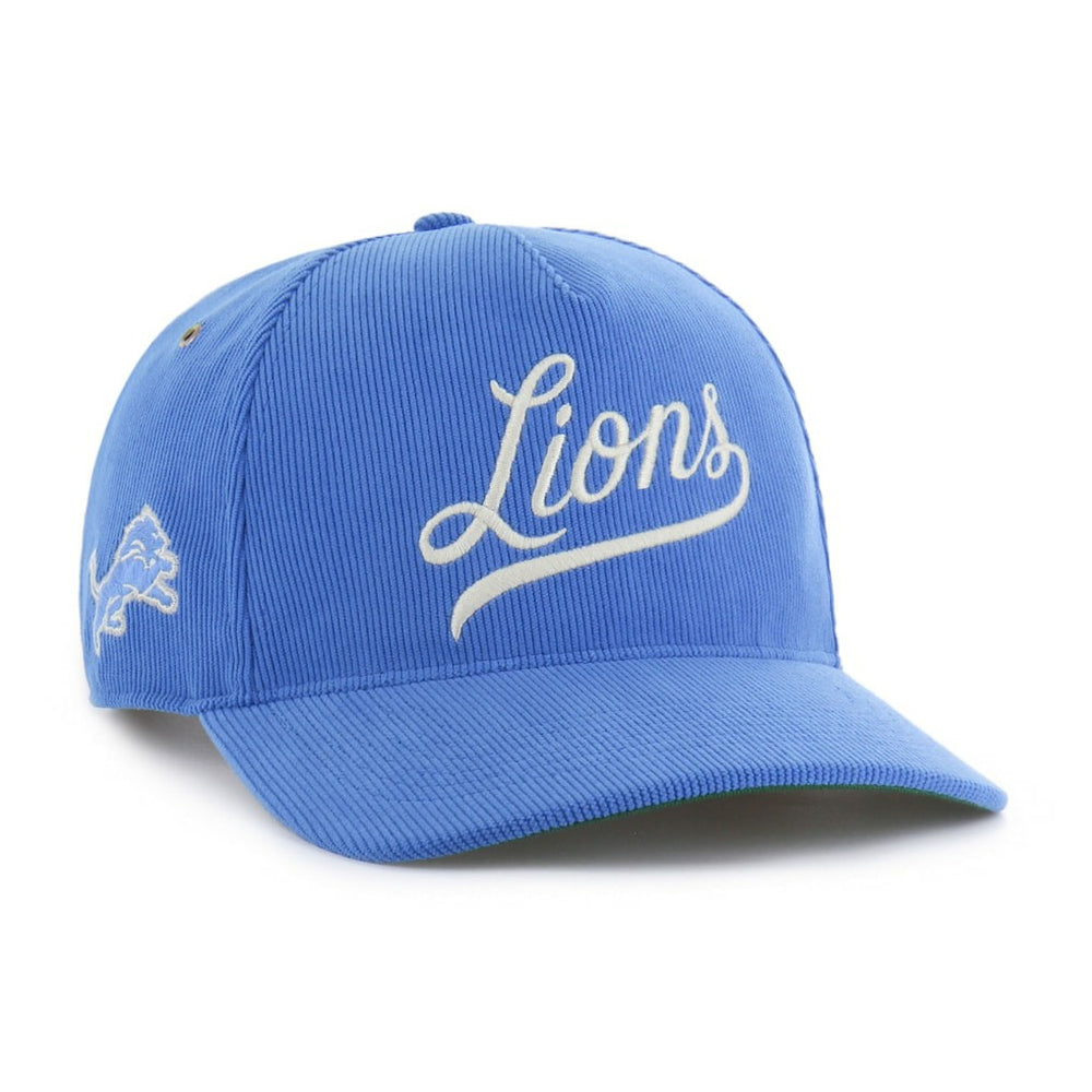 47 brand Detroit Lions '47 Golden Age Corduroy Hitch Adjustable Hat Blue