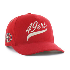 47 brand San Francisco 49ers '47 Golden Age Corduroy Hitch Adjustable Hat Scarlet