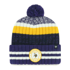 47 brand Minnesota Vikings '47 Quiver Cuffed Knit Hat with Pom