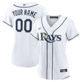 Tampa Bay Rays Nike Women's Home Custom Replica 2.0 Jersey - White - Nike on Sale