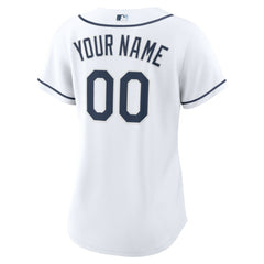 Tampa Bay Rays Nike Women's Home Custom Replica 2.0 Jersey - White - Nike on Sale