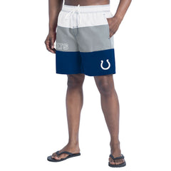 Indianapolis Colts G-III Sports by Carl Banks Sunrise Volley Swim Shorts Royal/Gray