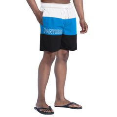 Carolina Panthers G-III Sports by Carl Banks Sunrise Volley Swim Shorts Black/Blue