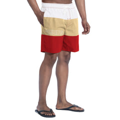 San Francisco 49ers G-III Sports by Carl Banks Sunrise Volley Swim Shorts Scarlet/Gold