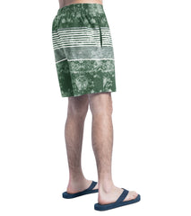 Green Bay Packers G-III Sports by Carl Banks Horizon Volley Swim Shorts Green/Gray