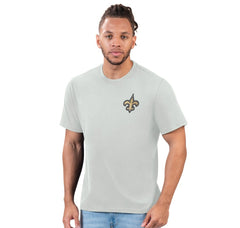 New Orleans Saints Margaritaville Wastin' Away T-Shirt Gray