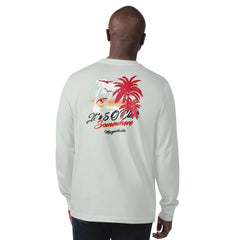 Atlanta Falcons Margaritaville It's Five O'Clock Somewhere Long Sleeve T-Shirt Gray