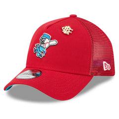 Cincinnati Reds New Era 2025 Big League Chew A-Frame 9FORTY Adjustable Trucker Hat - Red - New Era on Sale