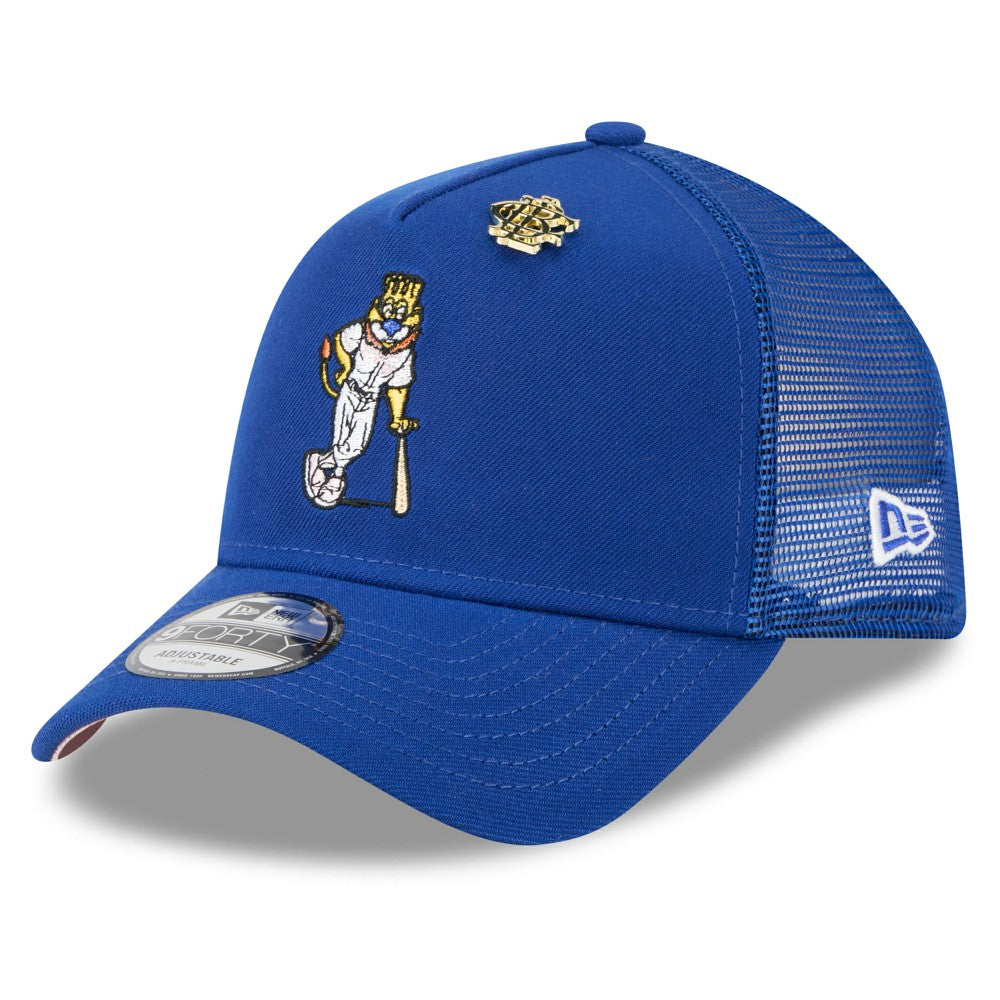 Kansas City Royals New Era 2025 Big League Chew A-Frame 9FORTY Adjustable Trucker Hat - Royal - New Era on Sale
