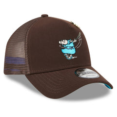 San Diego Padres New Era 2025 Big League Chew A-Frame 9FORTY Adjustable Trucker Hat - Brown - New Era Lifestyle